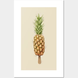 Pineapple icecream Posters and Art